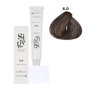 Крем-фарба для волосся Sinergy №6/0 Темно-русий 100 мл - 00-00000748