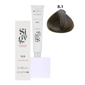 Крем-фарба для волосся Sinergy №8/1 Попелястий світло-русий 100 мл - 00-00001980
