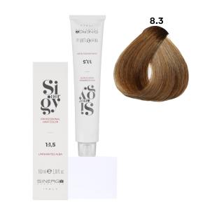 Крем-фарба для волосся Sinergy №8/3 Світло-золотистий блонд 100 мл - 00-00009751