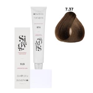 Крем-фарба для волосся Sinergy №7/37 Крем карамель 100 мл - 00-00009758