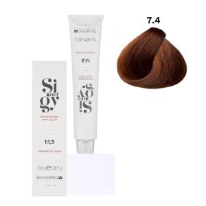 Крем-фарба для волосся Sinergy №7/4 Русий мідний 100 мл - 00-00009763