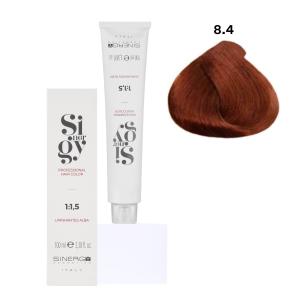 Крем-фарба для волосся Sinergy №8/4 Світло-мідний блонд 100 мл - 00-00009764