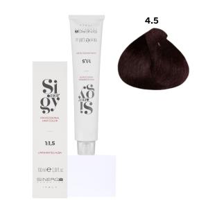 Крем-фарба для волосся Sinergy №4/5 Махагон каштан 100 мл - 00-00009767