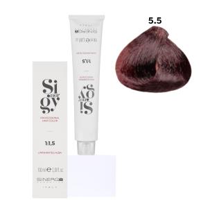 Крем-фарба для волосся Sinergy №5/5 Світлий махагон каштан 100 мл - 00-00009768