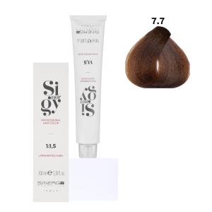 Крем-фарба для волосся Sinergy №7/7 середньо русий коричневий 100 мл - 00-00009779