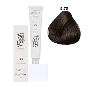 Крем-фарба для волосся Sinergy №5/73 Каштан 100 мл - 00-00009787