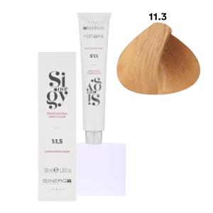 Крем-фарба для волосся Sinergy №11/3 Платиново-золотистий попелясто-світлий русий 100 мл - 00-00009797