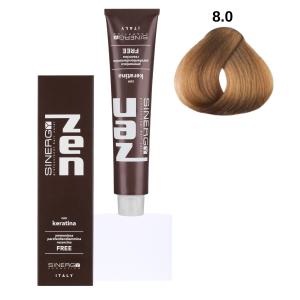 Безаміачна крем-фарба для волосся Sinergy №8/0 Світло-русий 100 мл - 00-00009841