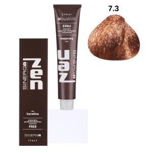 Безаміачна крем-фарба для волосся Sinergy №7/3 Золотистий русий 100 мл - 00-00009849