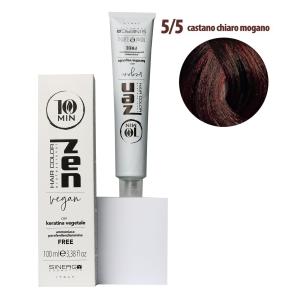 Тонуюча крем-фарба для волосся Sinergy ZEN 10min 5/5 світло коричневий червоний, 100мл - 00-00013359