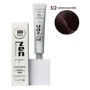Тонуюча крем-фарба для волосся Sinergy ZEN 10min 5/2 темно фіолетовий коричневий, 100мл - 00-00013360