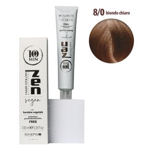 Тонуюча крем-фарба для волосся Sinergy ZEN 10min 8/0 світло русий, 100мл - 00-00013367