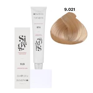 Крем-фарба для волосся Sinergy №9/021 Платиновий світло-русий 100 мл - 00-00021718