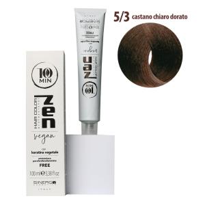 Тонуюча крем-фарба для волосся Sinergy ZEN 10min 5/3 світло золотистий коричневий, 100мл - 00-00022472