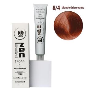 Тонуюча крем-фарба для волосся Sinergy ZEN 10min 8/4 легкий мідний блонд, 100мл - 00-00022474