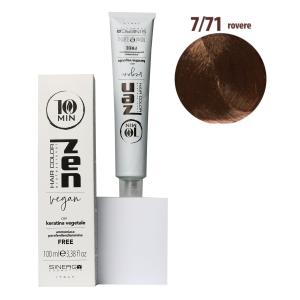 Тонуюча крем-фарба для волосся Sinergy ZEN 10min 7/71 русий коричнево-попелястий, 100мл - 00-00022477