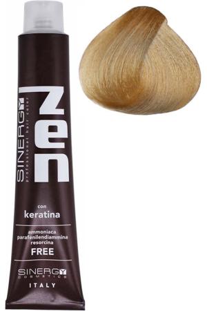 Безаміачна крем-фарба для волосся ZEN Sinergy 9/1 Дуже світлий попелястий блонд, 100мл - 00-00022720