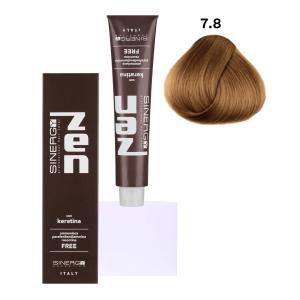 Безаміачна крем-фарба для волосся ZEN Sinergy 7/8 Матовий блонд, 100мл - 00-00022723