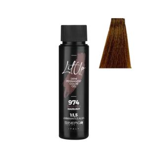 Безаміачна тонуюча гелева фарба для волосся Sinergy LITUP 974 мокко 60 мл - 00-00024351